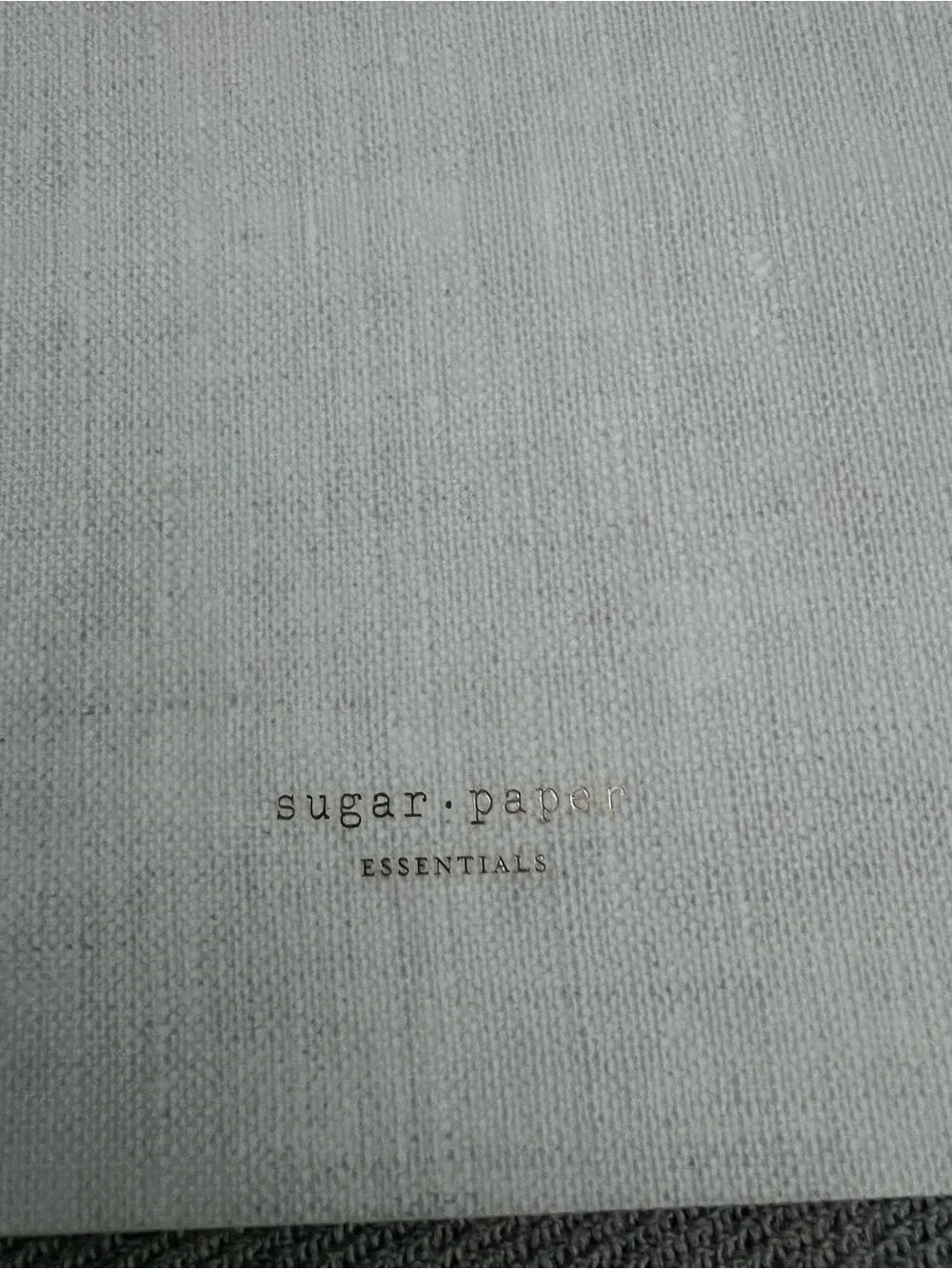 Light Gray Sugar Paper Clipboard with Elegant Gold Low-Profile Metal Clip